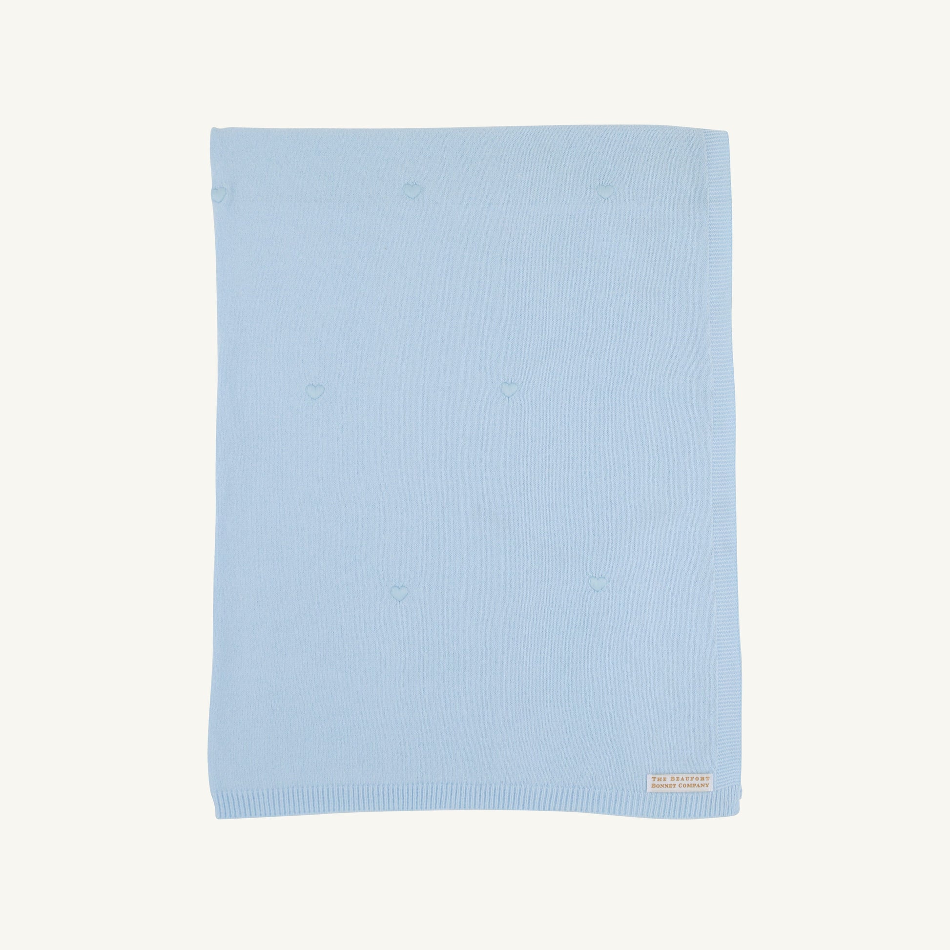 Beaufort Bonnet Bailey Baby Blanket - Buckhead Blue & Hearts