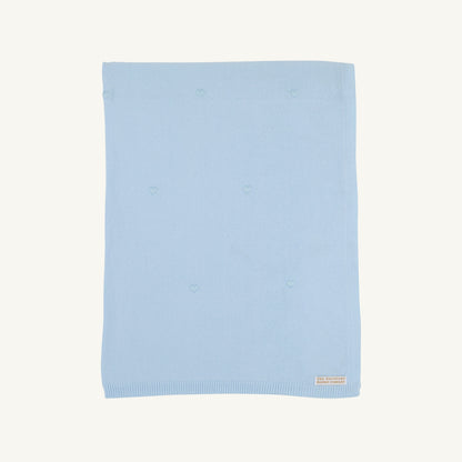 Beaufort Bonnet Bailey Baby Blanket - Buckhead Blue & Hearts