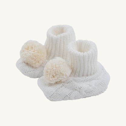 Beaufort Bonnet Bryer Booties - Worth Avenue White & Palmetto Pearl