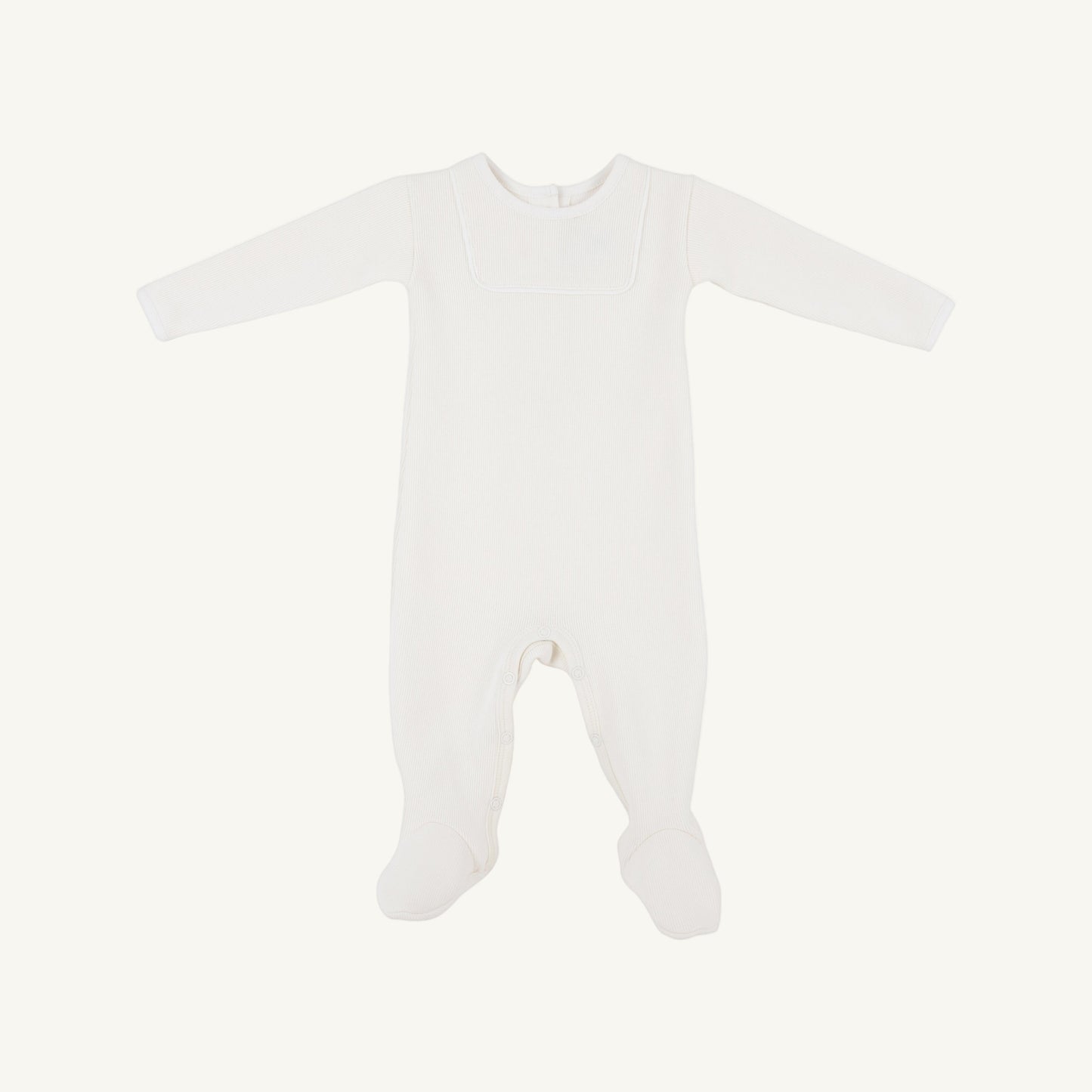 Beaufort Bonnet Rock Me Romper (Ribbed) - Palmetto Pearl