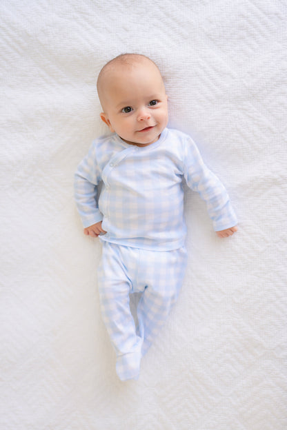 Beaufort Bonnet Cameron Cross-Front Set - Buckhead Blue Gingham