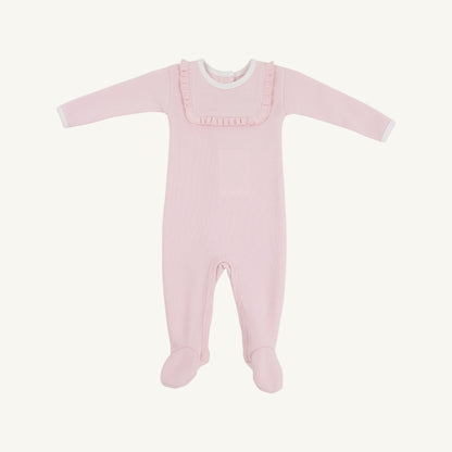 Beaufort Bonnet Rock Me Romper (Ribbed) - Palm Beach Pink
