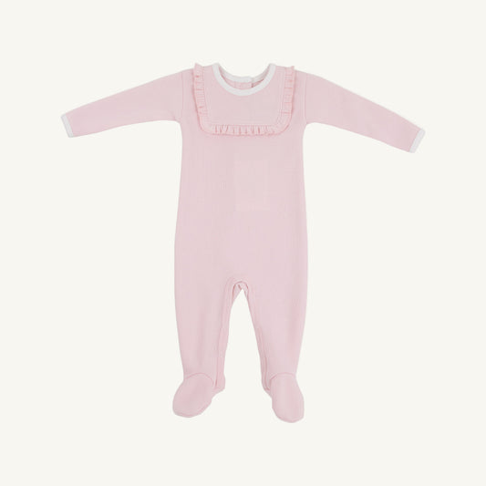 Beaufort Bonnet Rock Me Romper (Ribbed) - Palm Beach Pink