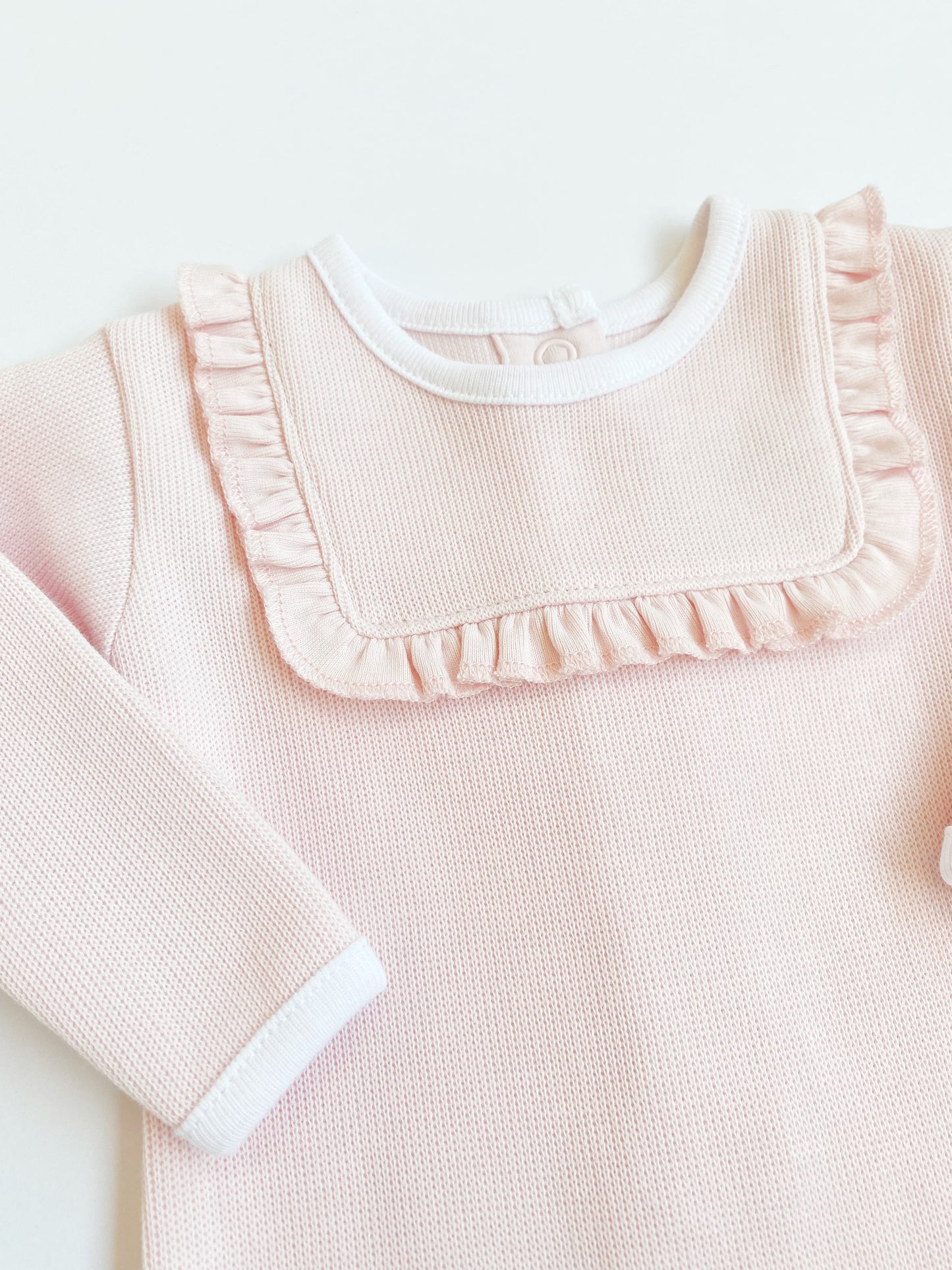 Beaufort Bonnet Rock Me Romper (Ribbed) - Palm Beach Pink