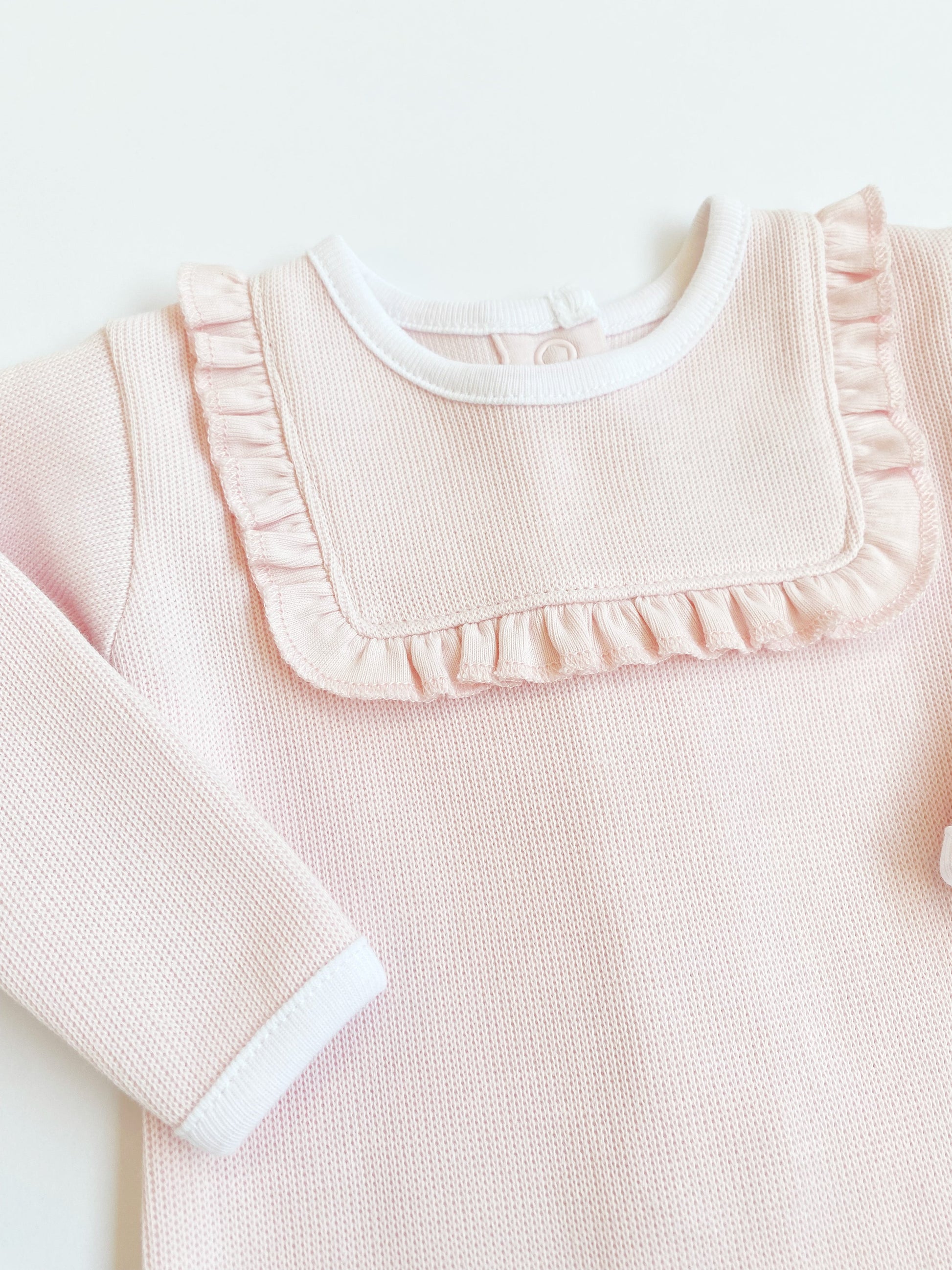 Beaufort Bonnet Rock Me Romper (Ribbed) - Palm Beach Pink