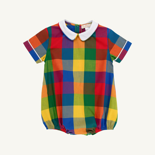 Beaufort Bonnet Biltmore Bubble - Ashland Park Plaid with Worth Avenue White