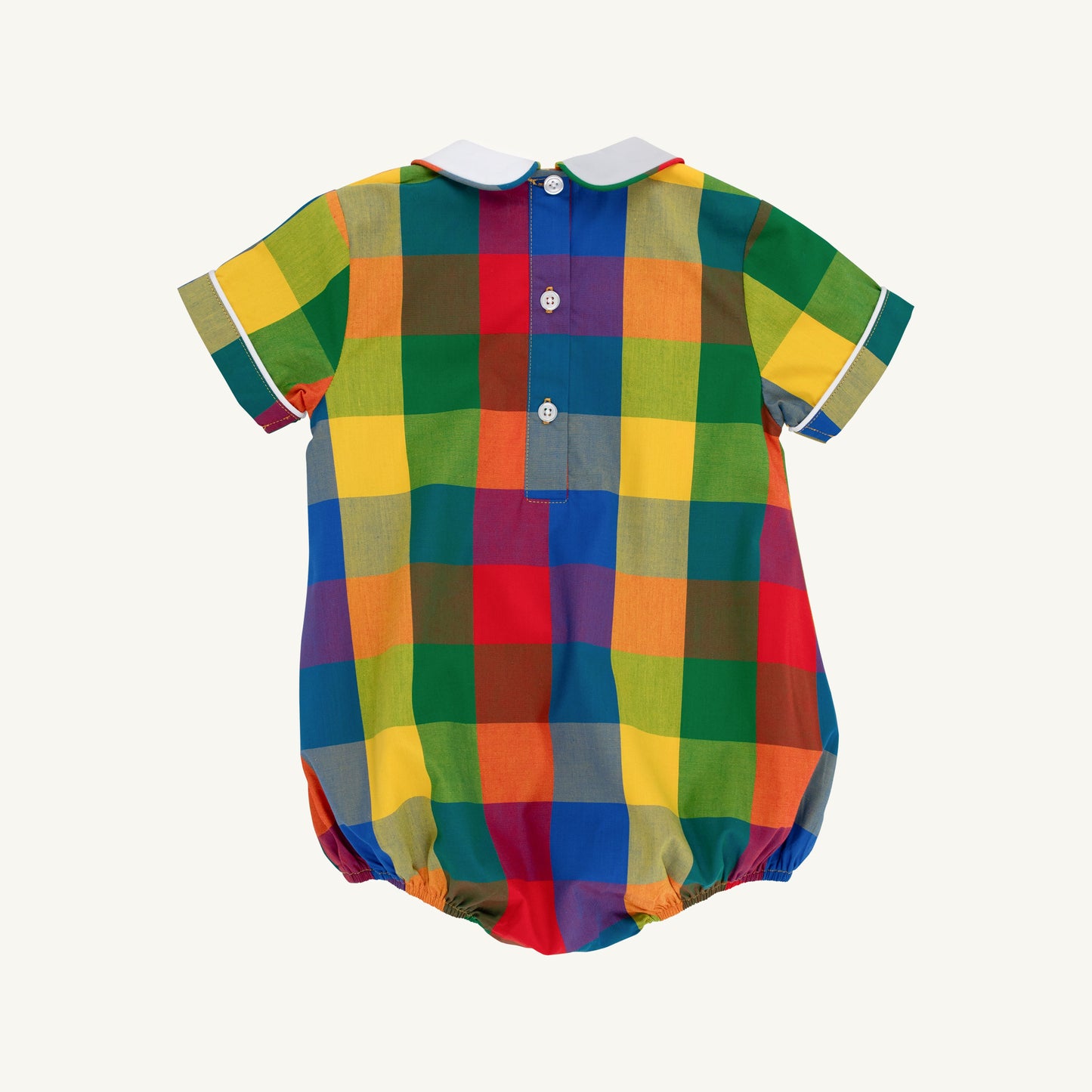 Beaufort Bonnet Biltmore Bubble - Ashland Park Plaid with Worth Avenue White