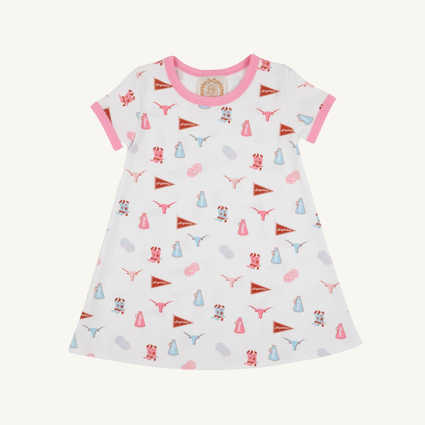 Beaufort Bonnet Texas Polly Play Dress - Gone to Texas & Hamptons Hot Pink