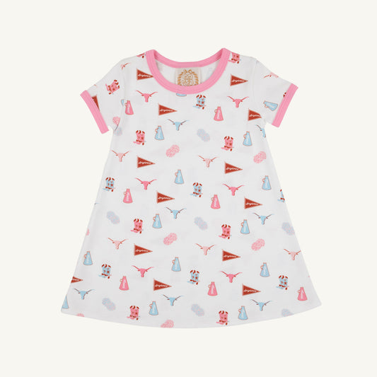Beaufort Bonnet Texas Polly Play Dress - Gone to Texas & Hamptons Hot Pink