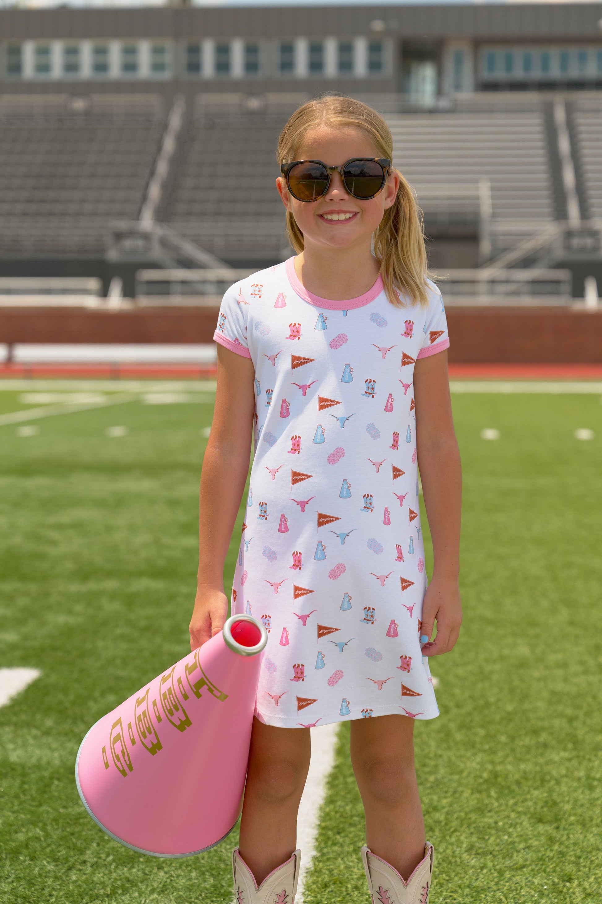 Beaufort Bonnet Texas Polly Play Dress - Gone to Texas & Hamptons Hot Pink
