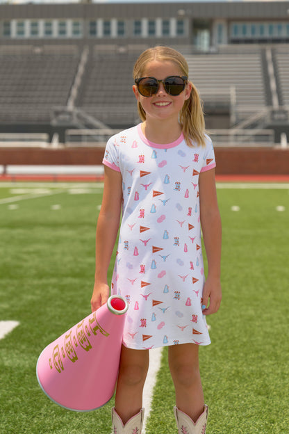 Beaufort Bonnet Texas Polly Play Dress - Gone to Texas & Hamptons Hot Pink