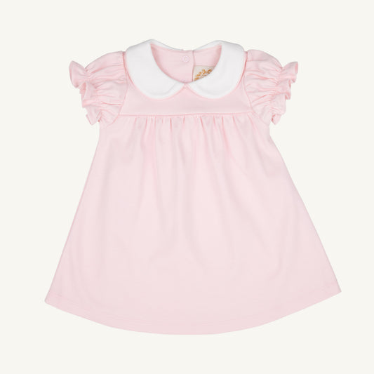 Beaufort Bonnet Holly Day Dress - Palm Beach Pink & Worth Avenue White