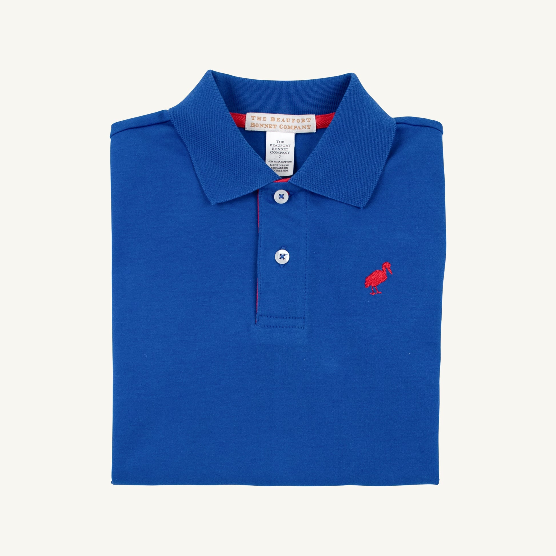 Beaufort Bonnet Prim & Proper Polo - Rockefeller Royal & Richmond Red Stork