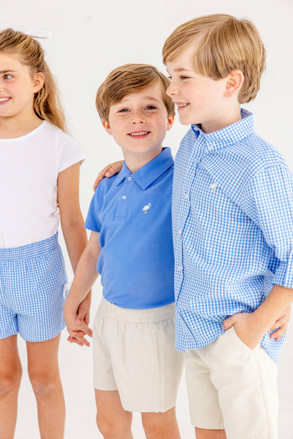 Beaufort Bonnet Prim & Proper Beach Polo & Onesie - Sunrise Blvd. Blue