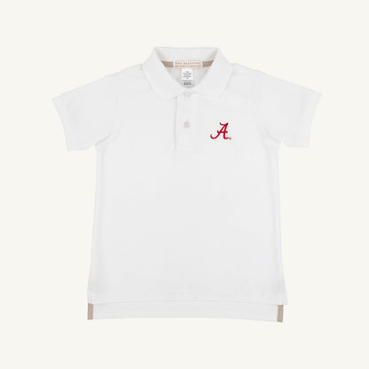 Beaufort Bonnet Alabama Prim & Proper Polo & Onesie - Worth Avenue White