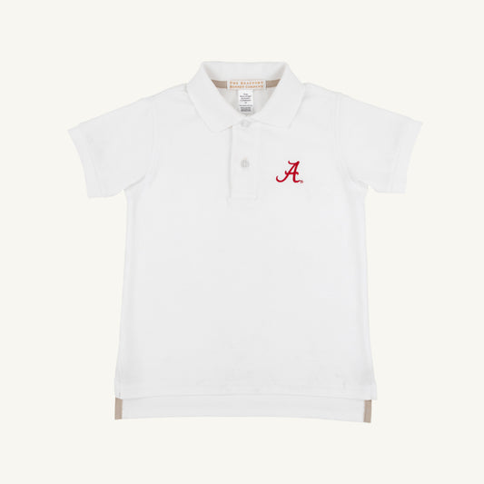 Beaufort Bonnet Alabama Prim & Proper Polo & Onesie - Worth Avenue White