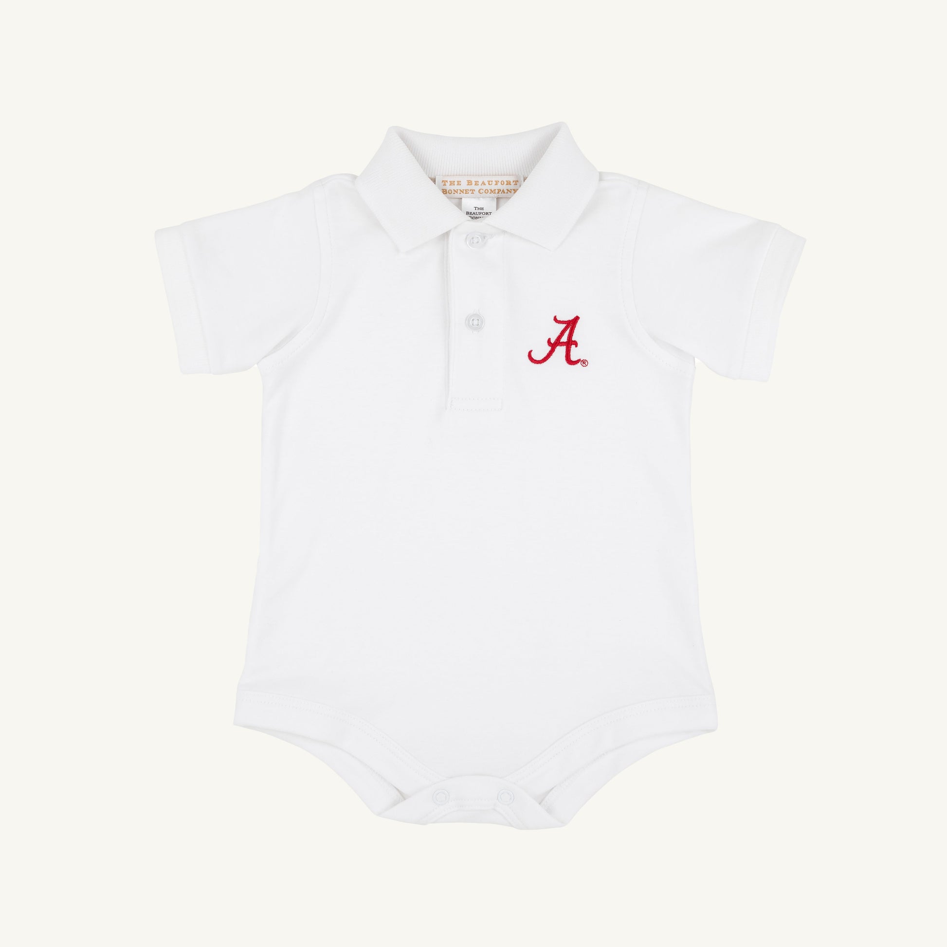 Beaufort Bonnet Alabama Prim & Proper Polo & Onesie - Worth Avenue White