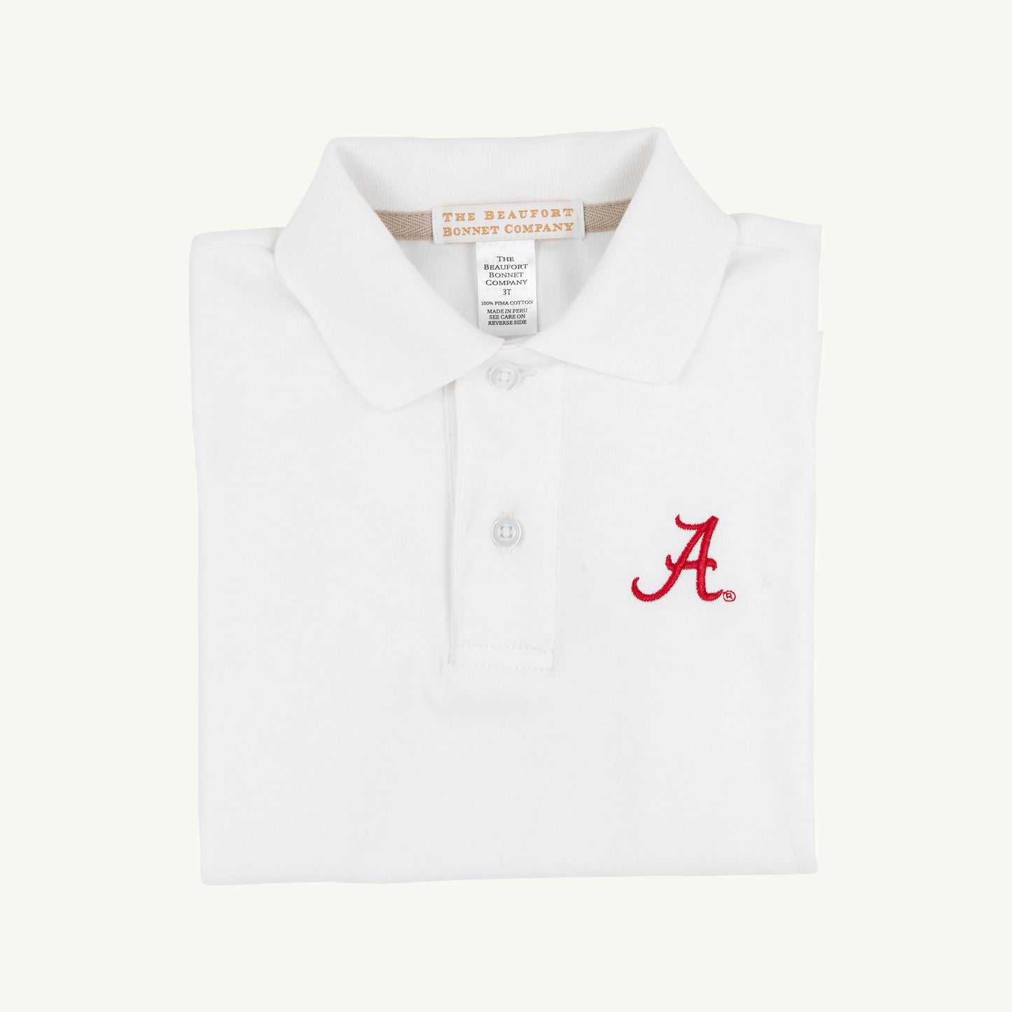 Beaufort Bonnet Alabama Prim & Proper Polo & Onesie - Worth Avenue White
