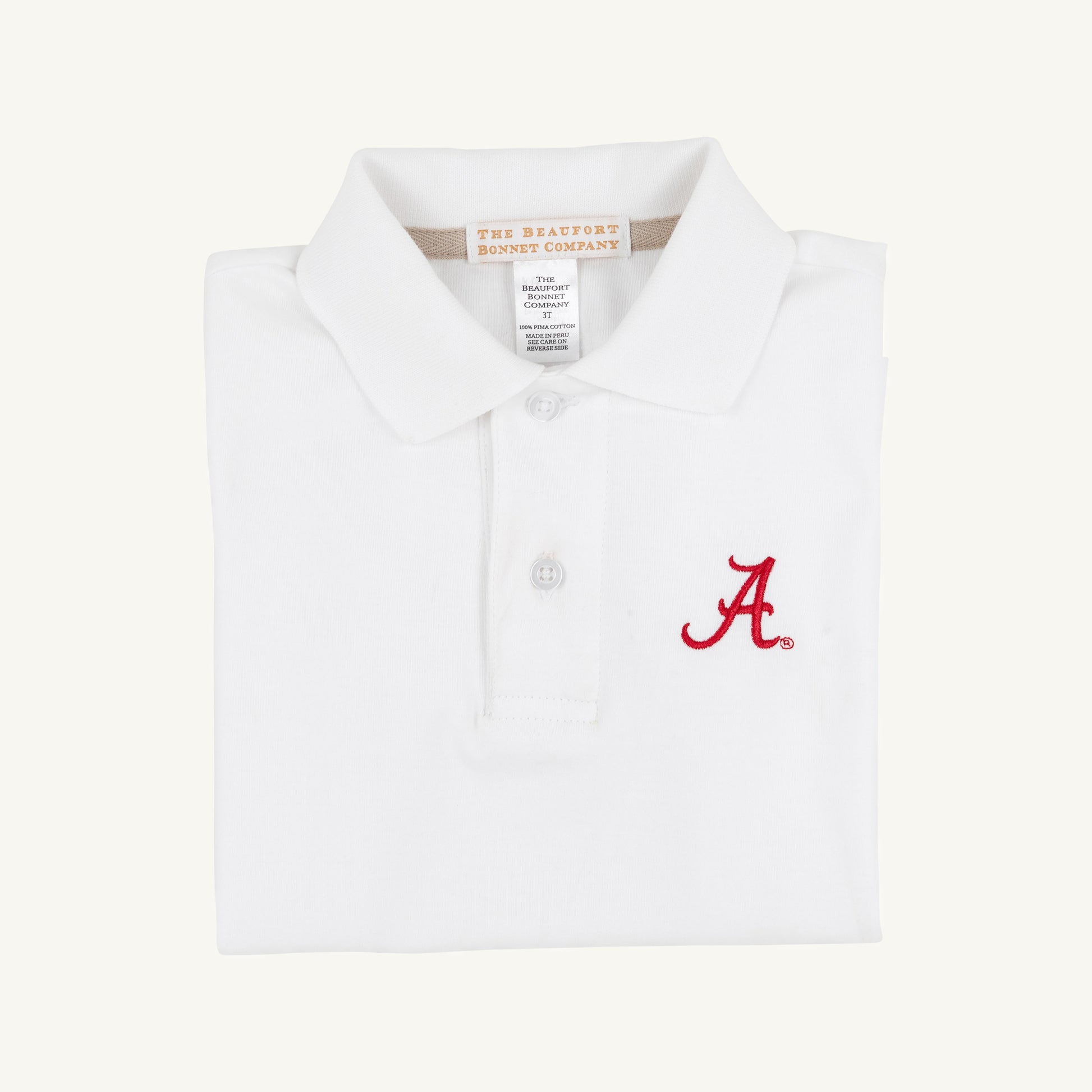 Beaufort Bonnet Alabama Prim & Proper Polo & Onesie - Worth Avenue White