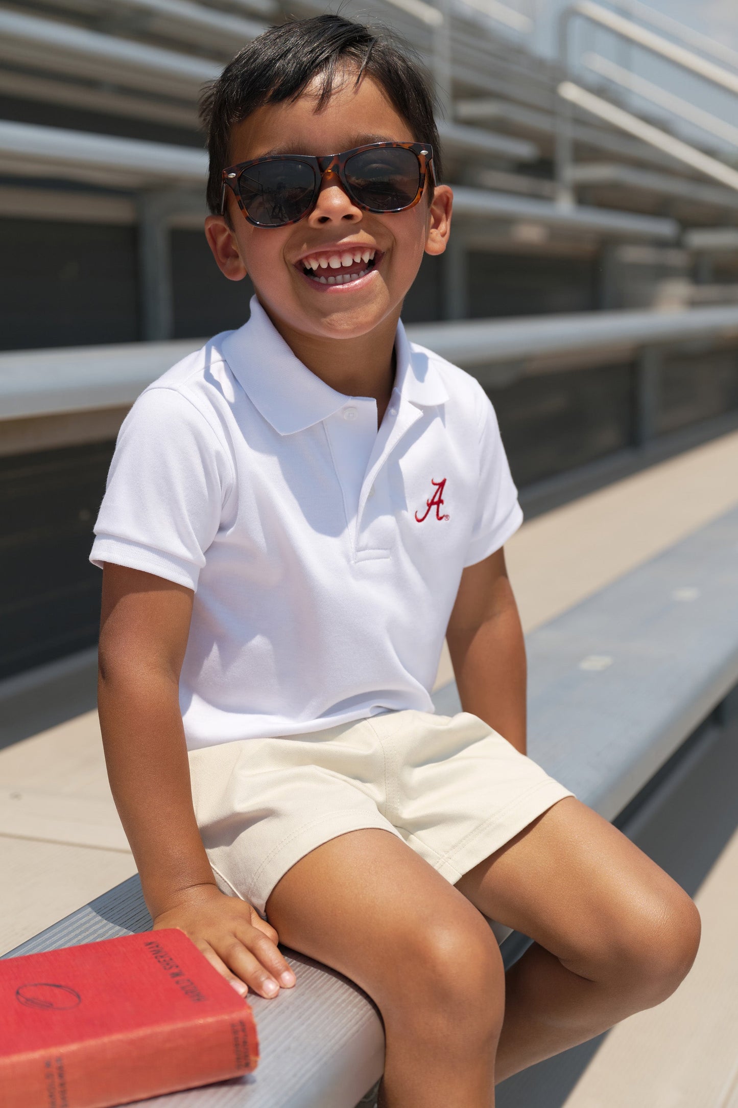 Beaufort Bonnet Alabama Prim & Proper Polo & Onesie - Worth Avenue White