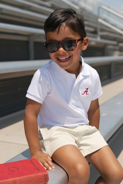 Beaufort Bonnet Alabama Prim & Proper Polo & Onesie - Worth Avenue White