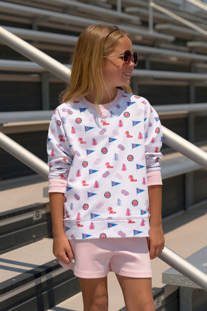 Beaufort Bonnet Ole Miss Cassidy Comfy Crewneck - Gawsh Almighty