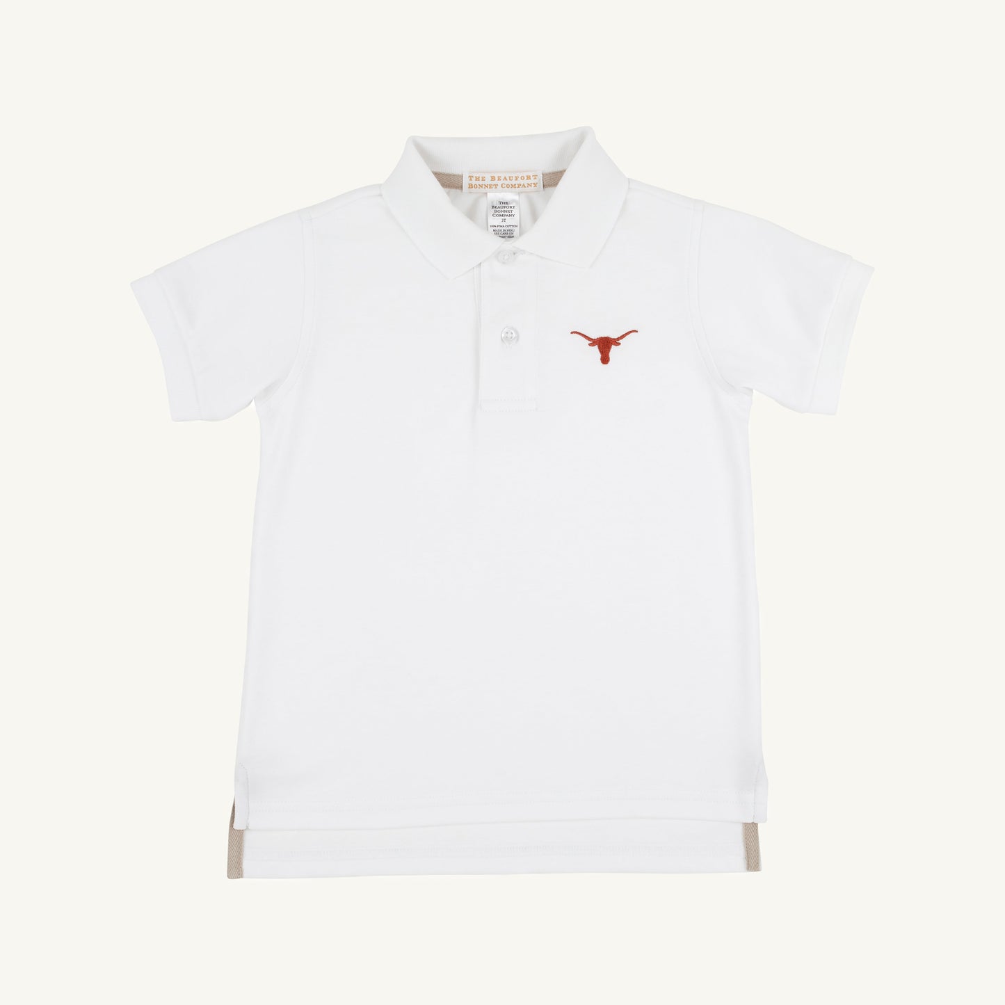 Beaufort Bonnet Texas Prim & Proper Polo & Onesie - Worth Avenue White