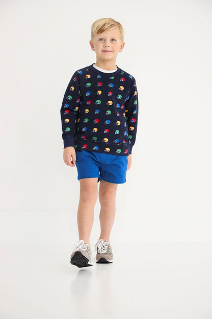 Beaufort Bonnet Sheffield Shorts - Rockefeller Royal & Nantucket Navy Stork