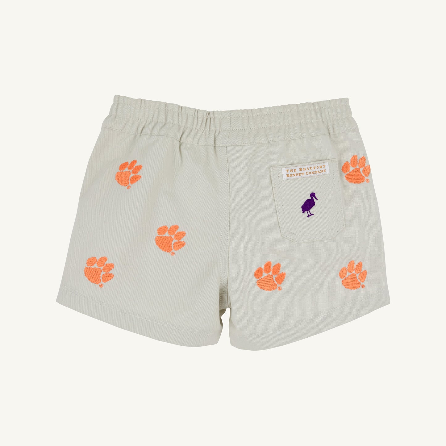 Beaufort Bonnet Clemson Critter Sheffield Shorts - Saratoga Stone