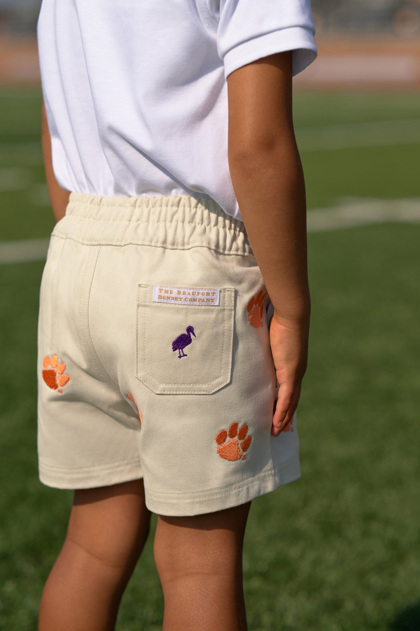 Beaufort Bonnet Clemson Critter Sheffield Shorts - Saratoga Stone