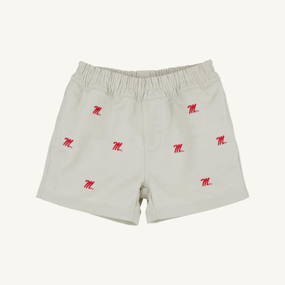 Beaufort Bonnet Ole Miss Critter Sheffield Shorts - Saratoga Stone