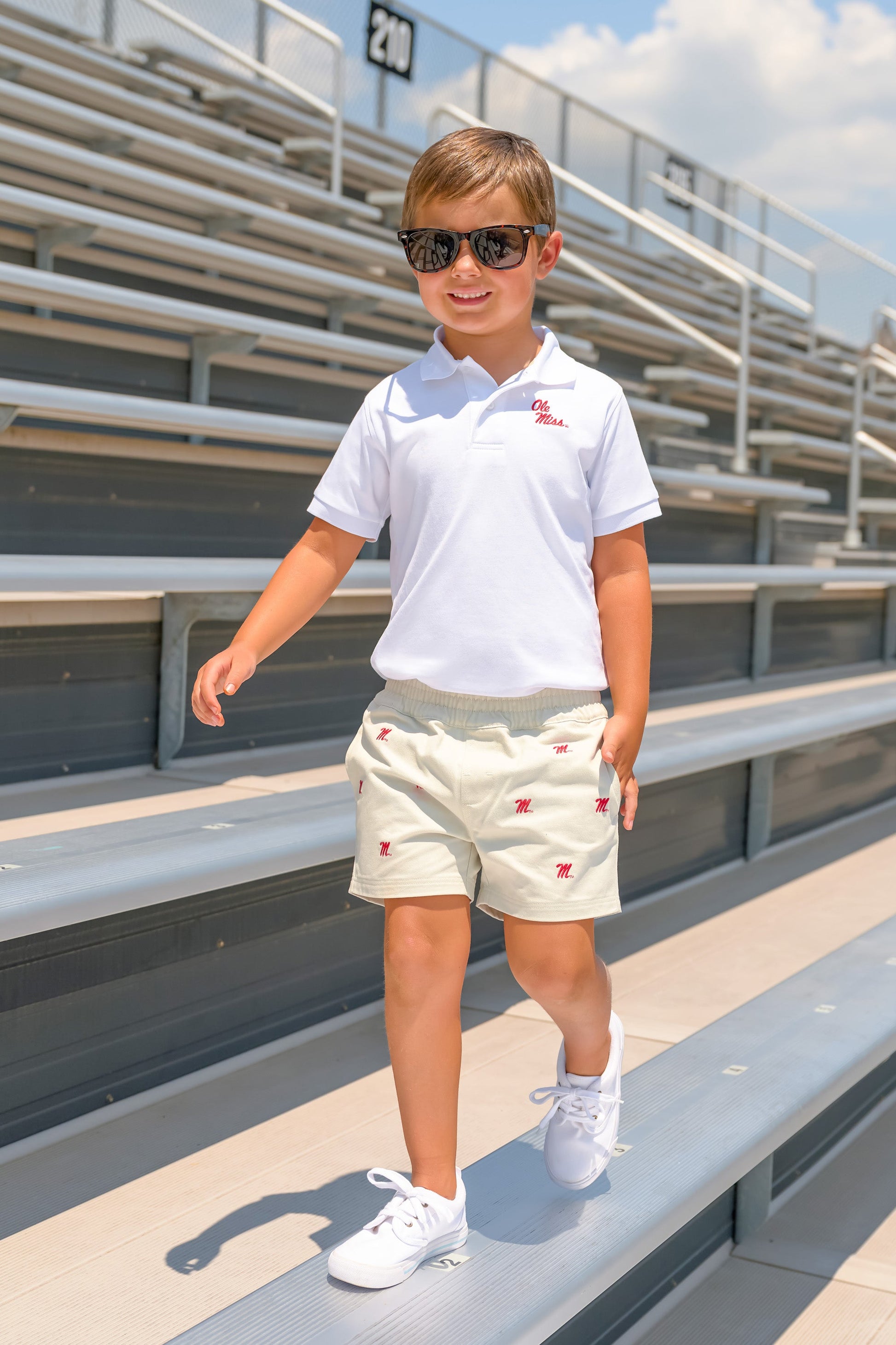 Beaufort Bonnet Ole Miss Critter Sheffield Shorts - Saratoga Stone