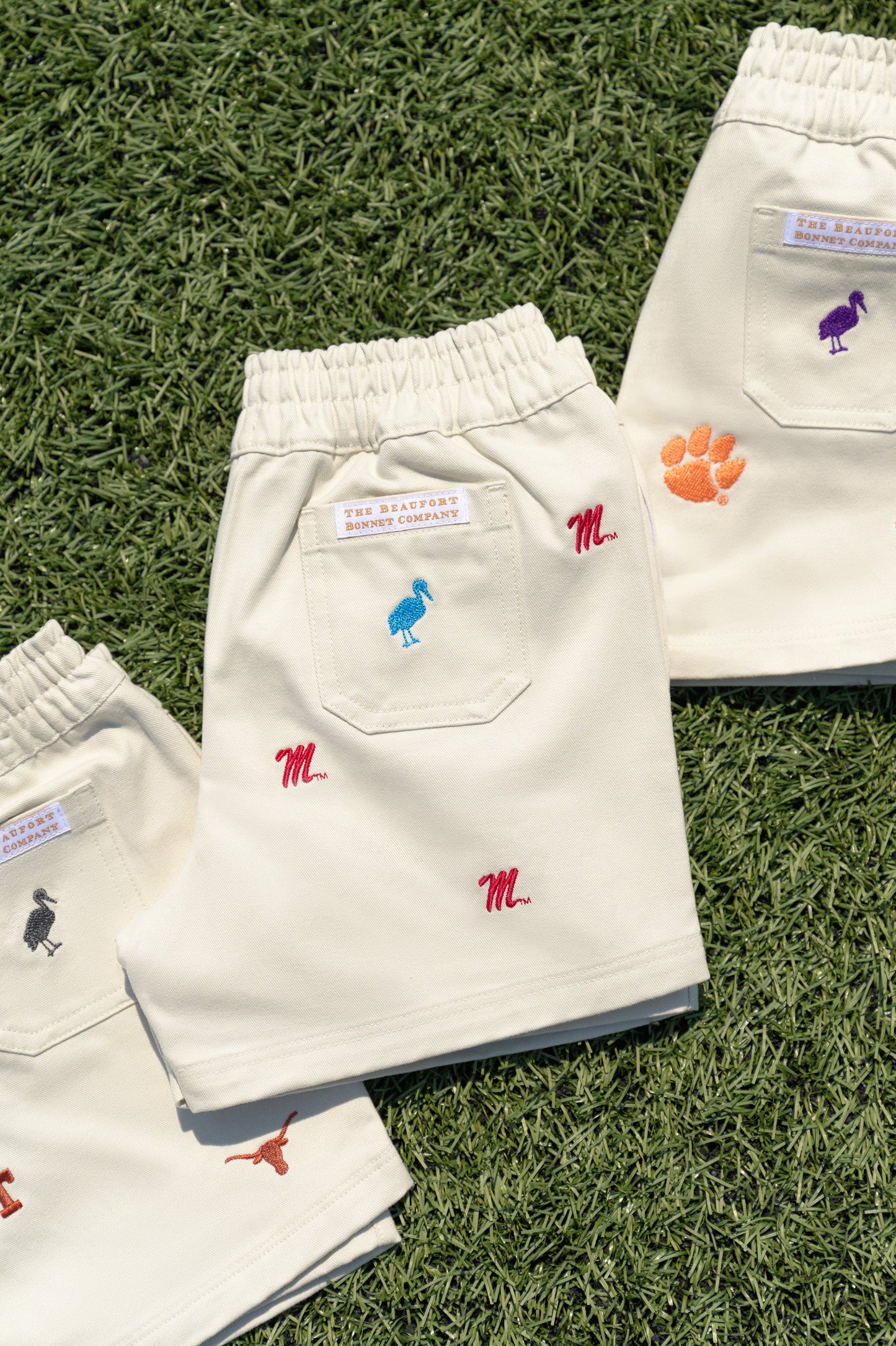 Beaufort Bonnet Ole Miss Critter Sheffield Shorts - Saratoga Stone