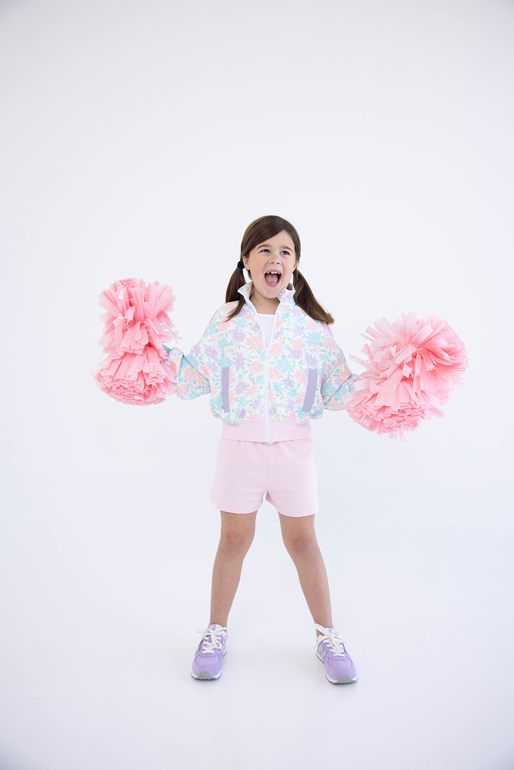 Beaufort Bonnet Shipley Shorts - Palm Beach Pink with Palm Beach Pink Bow & Stork