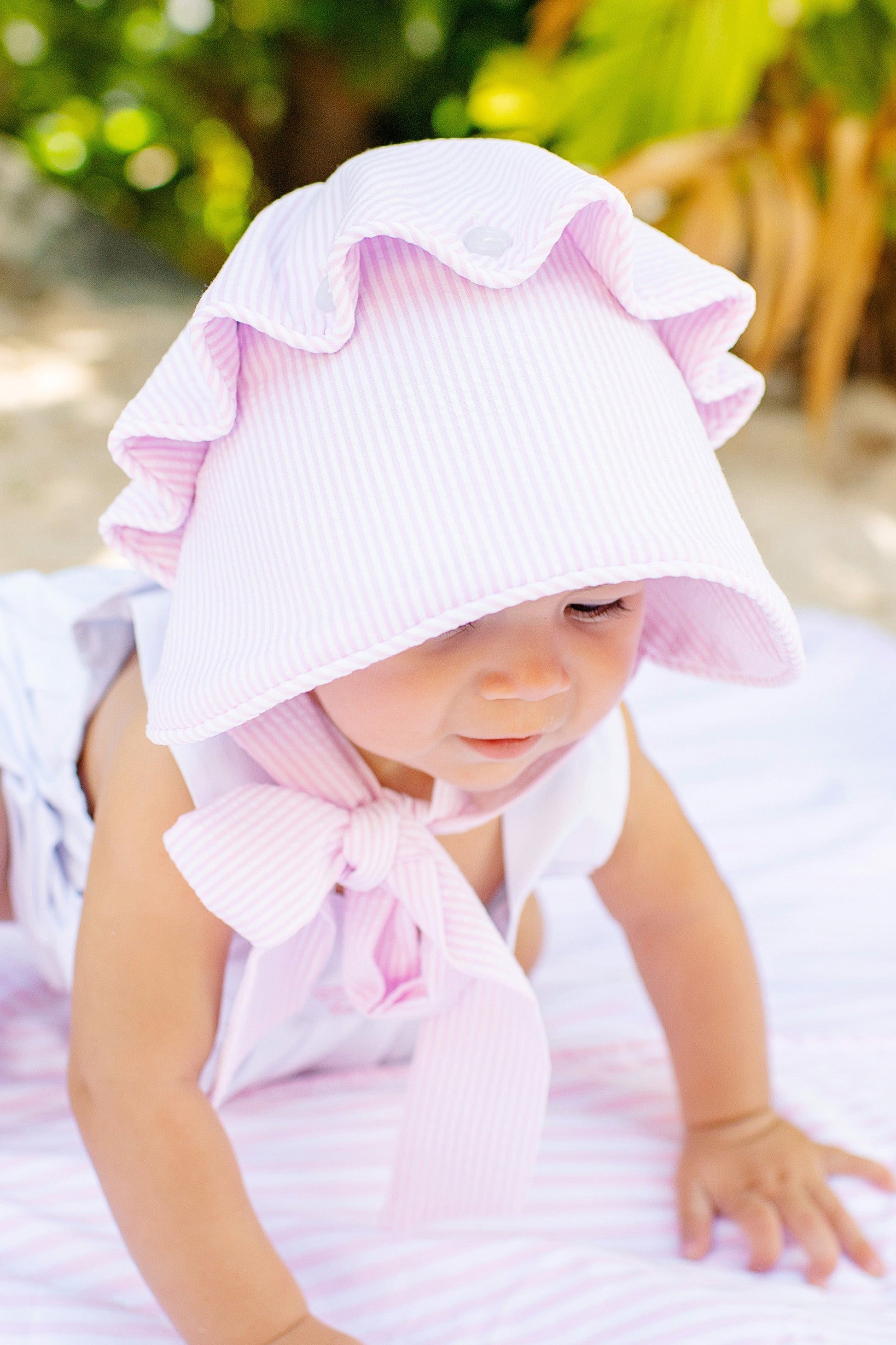 Beaufort Bonnet Beaufort Bonnet - Pink Savannah Seersucker