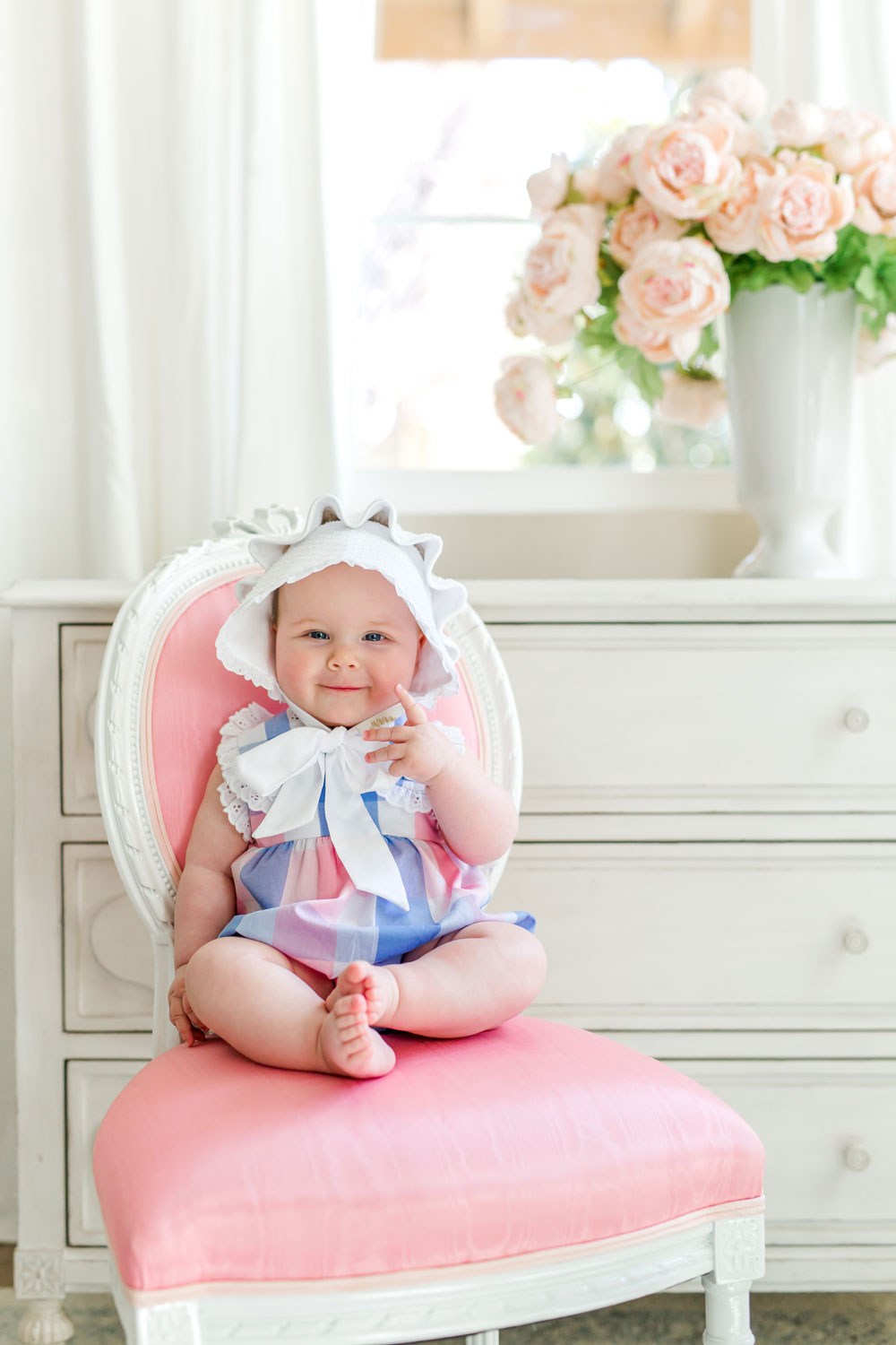 Beaufort Bonnet Bellefaire Bonnet - Worth Avenue White Dallas Dot