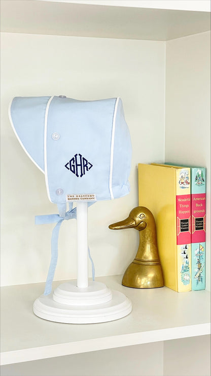 Beaufort Bonnet Barringer Bonnet - Buckhead Blue with Worth Avenue White