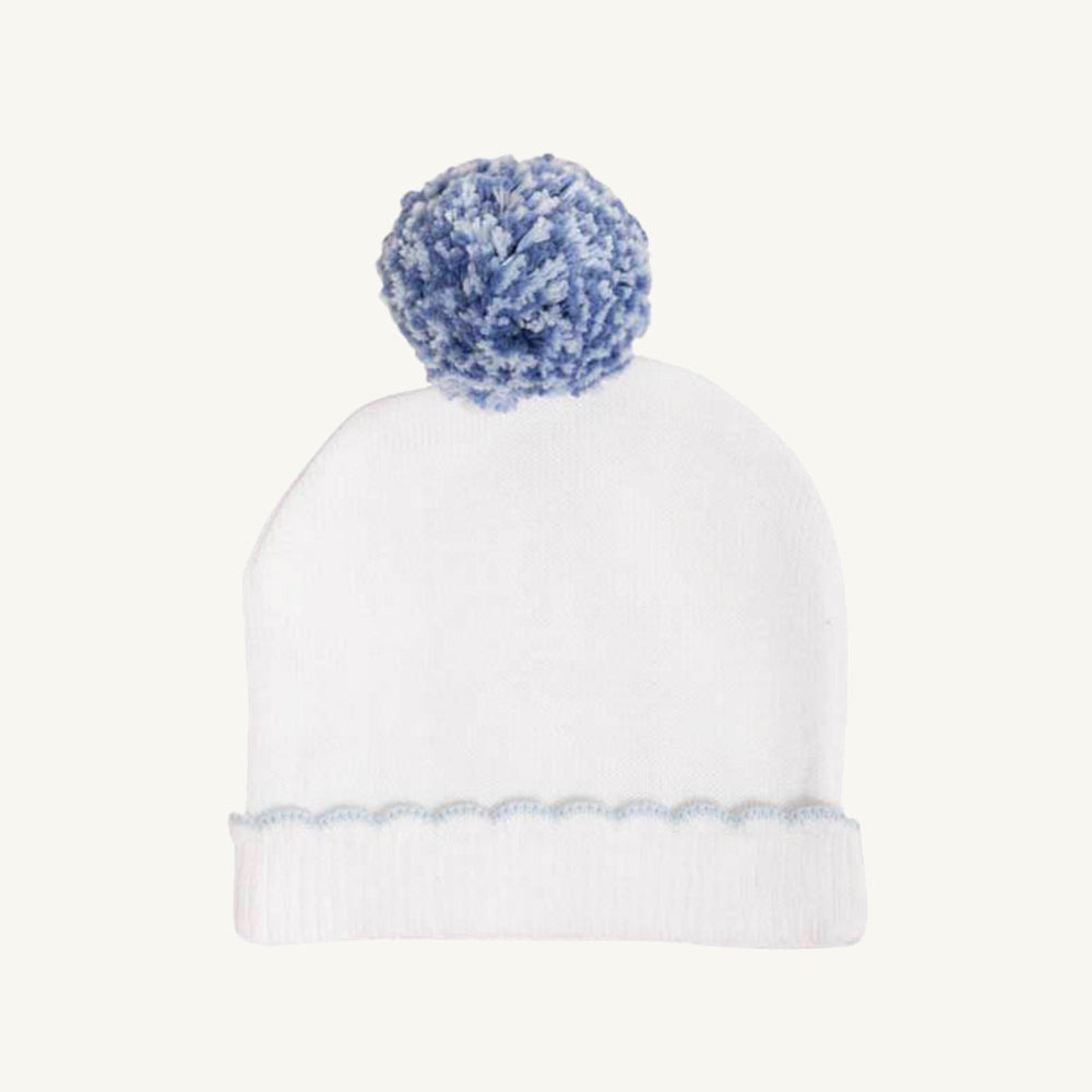Beaufort Bonnet I'm Here Hat - Worth Avenue White with Buckhead Blue