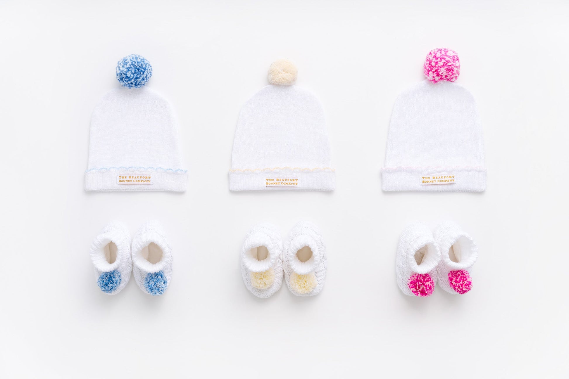 Beaufort Bonnet I'm Here Hat - Worth Avenue White with Palm Beach Pink