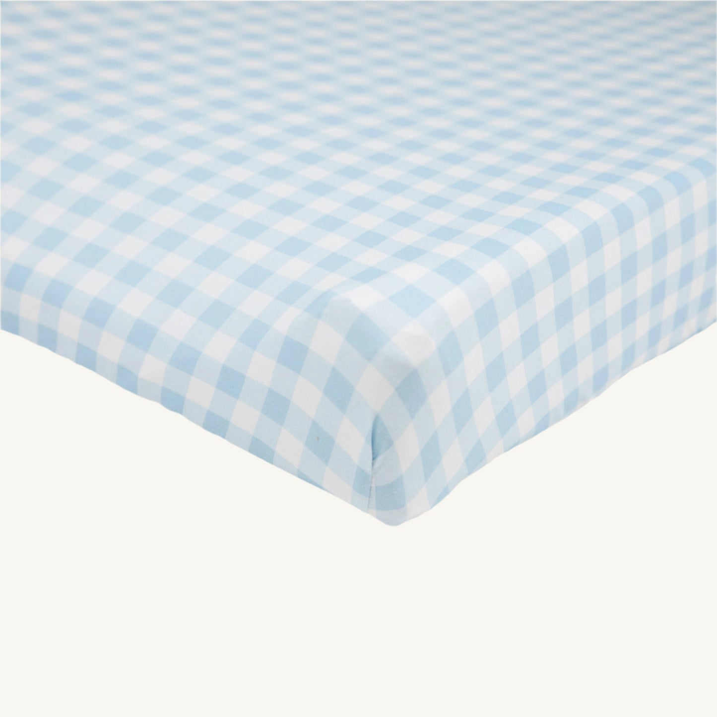 Beaufort Bonnet Cheeky Changing Pad Cover - Buckhead Blue Gingham