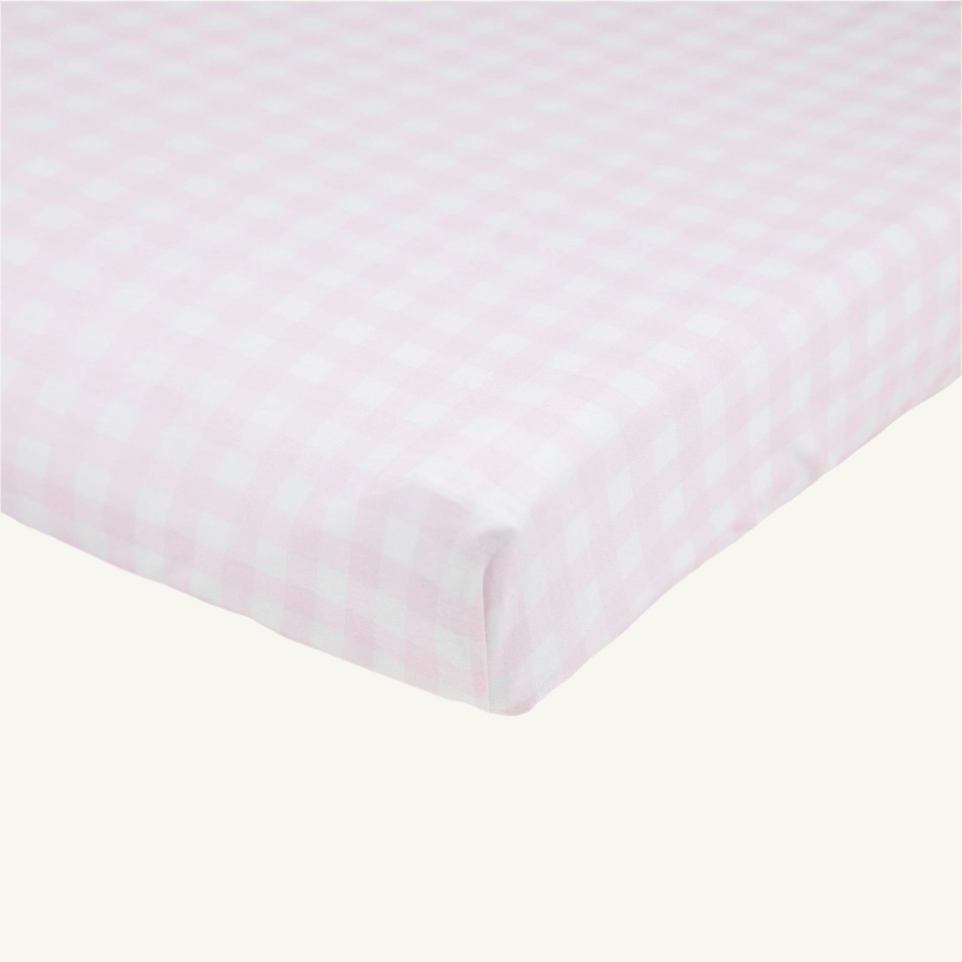 Beaufort Bonnet Cheeky Changing Pad Cover - Palm Beach Pink Gingham