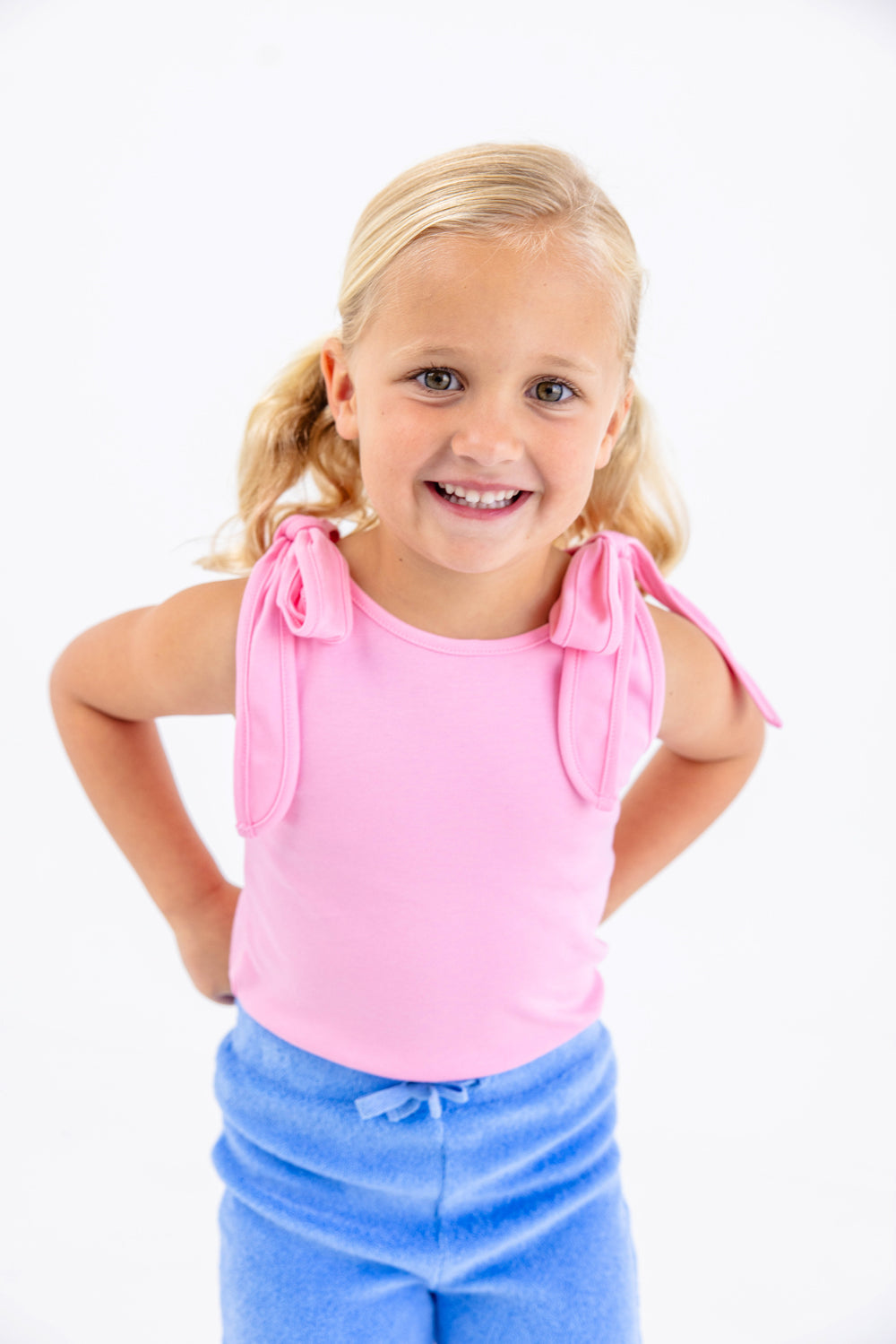 Beaufort Bonnet Tay Tay Tie Tank - Hamptons Hot Pink