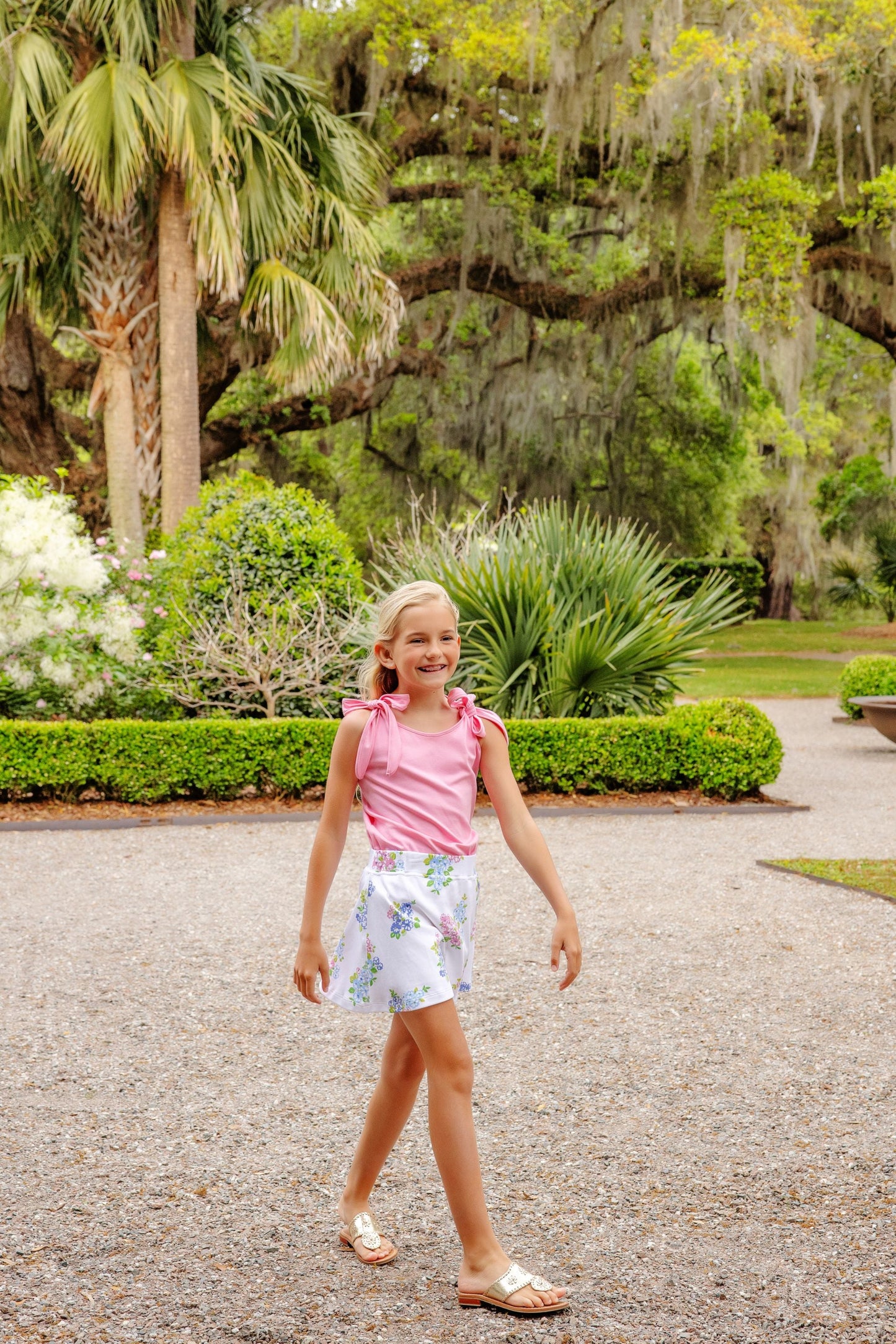 Beaufort Bonnet Tay Tay Tie Tank - Hamptons Hot Pink