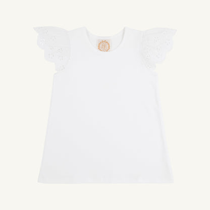 Beaufort Bonnet Ellen's Eyelet Top - Worth Avenue White