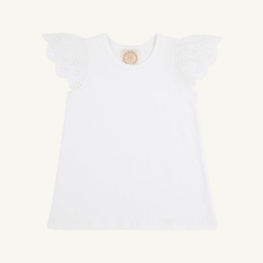 Beaufort Bonnet Ellen's Eyelet Top - Worth Avenue White