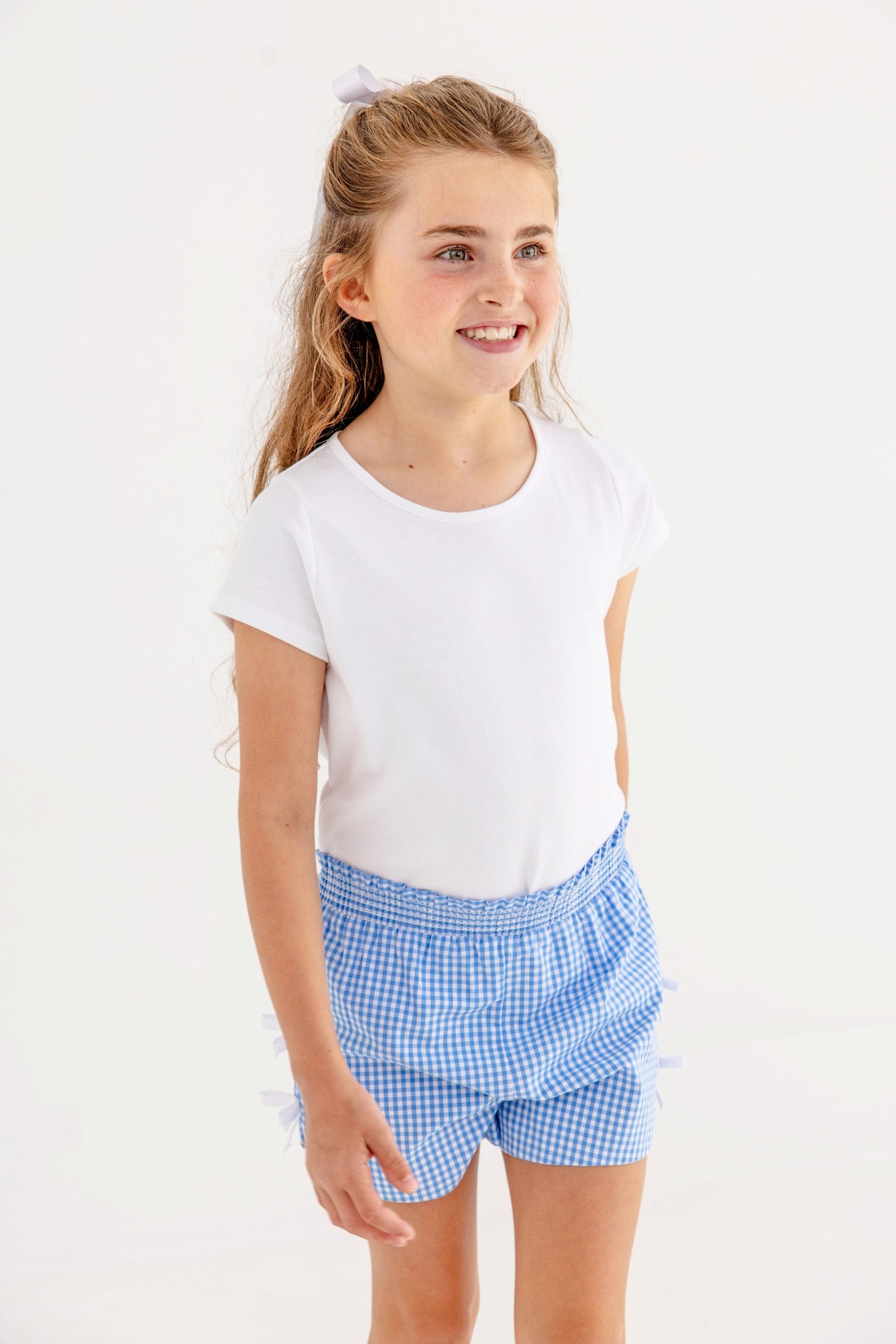 Beaufort Bonnet Cheryl Shorts - Sunrise Blvd. Blue Mini Gingham