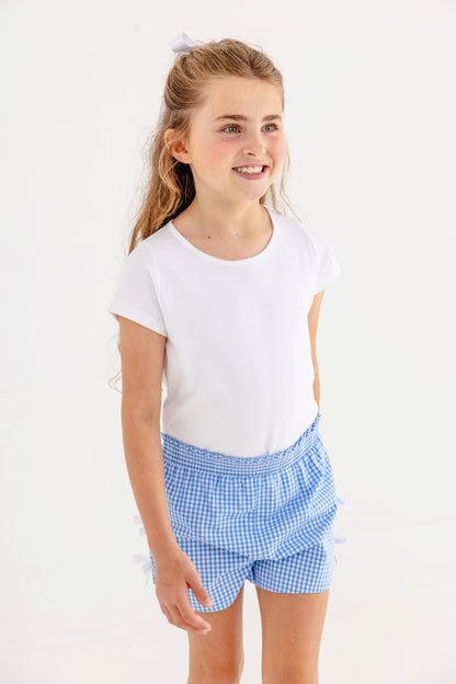 Beaufort Bonnet Cheryl Shorts - Sunrise Blvd. Blue Mini Gingham