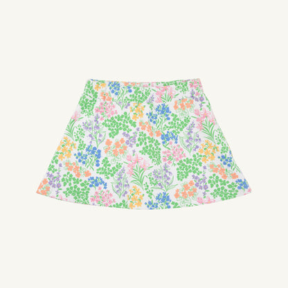 Beaufort Bonnet Searcy Skort - Gaston Street Garden & Worth Avenue White