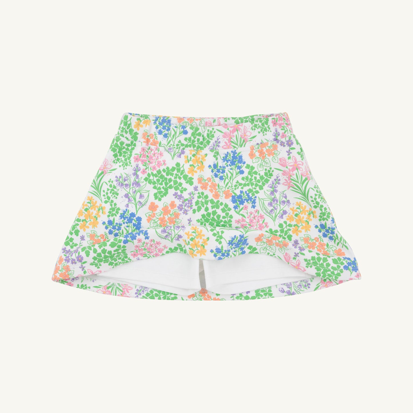 Beaufort Bonnet Searcy Skort - Gaston Street Garden & Worth Avenue White