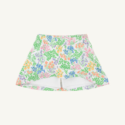 Beaufort Bonnet Searcy Skort - Gaston Street Garden & Worth Avenue White